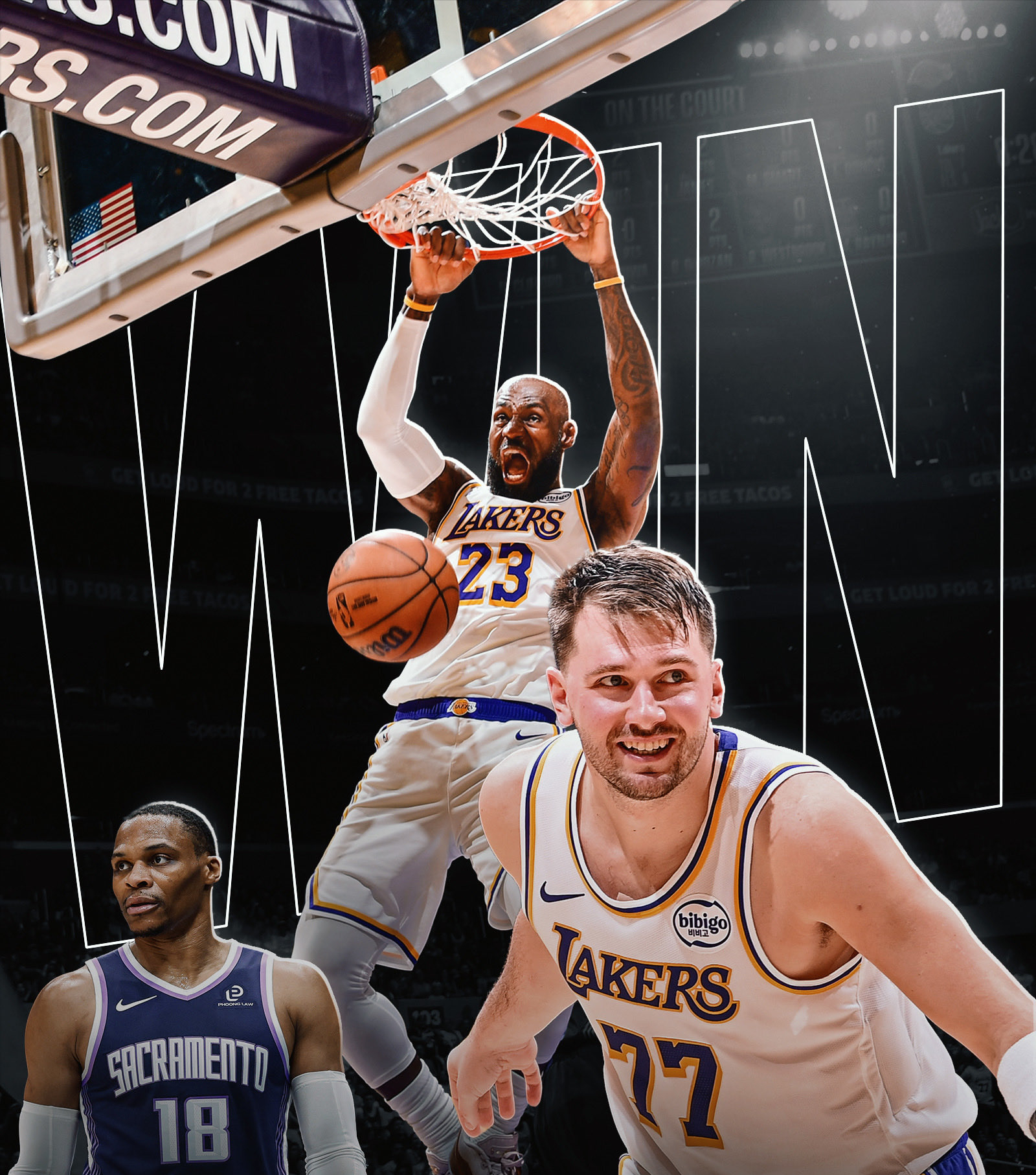 开云体育-胜国王取2连胜！湖人2战送63次助攻，东契奇终于像詹姆斯那样打球